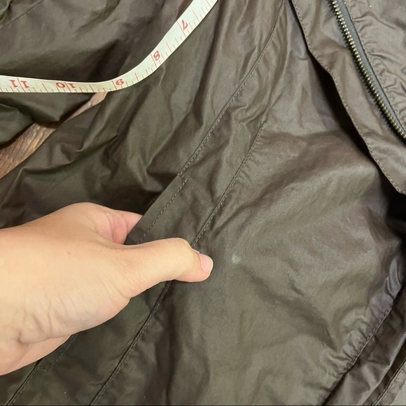 Eileen Fisher Brown Moto Jacket Cotton Size Small L - Picture 3 of 8